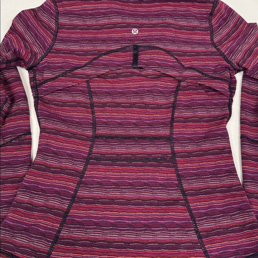 lululemon athletica Purple Striped Jacket - Picture 5 of 5